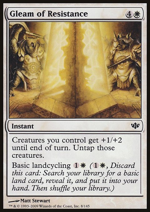Gleam of Resistance, Conflux #8, Magic: The Gathering card