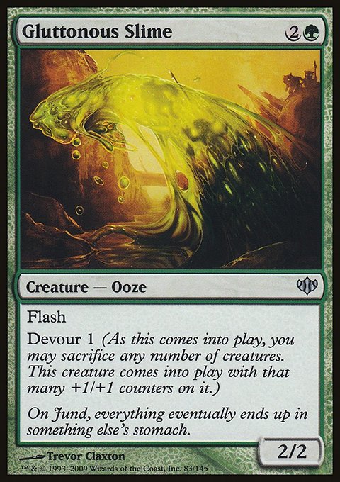 Gluttonous Slime, Conflux #83, Magic: The Gathering card