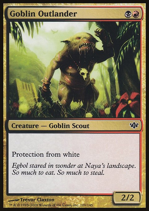Goblin Outlander, Conflux #109, Magic: The Gathering card