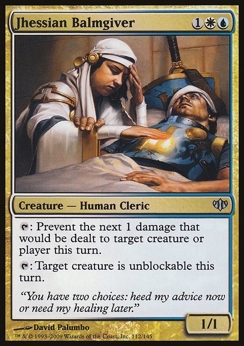 Jhessian Balmgiver, Conflux #112, Magic: The Gathering card