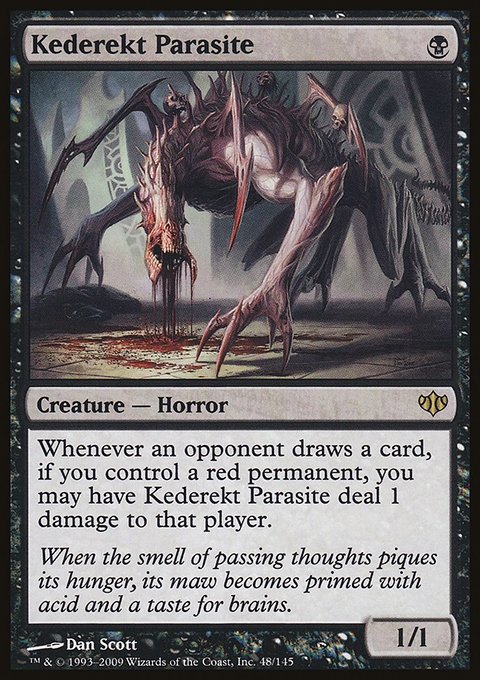 Kederekt Parasite, Conflux #48, Magic: The Gathering card