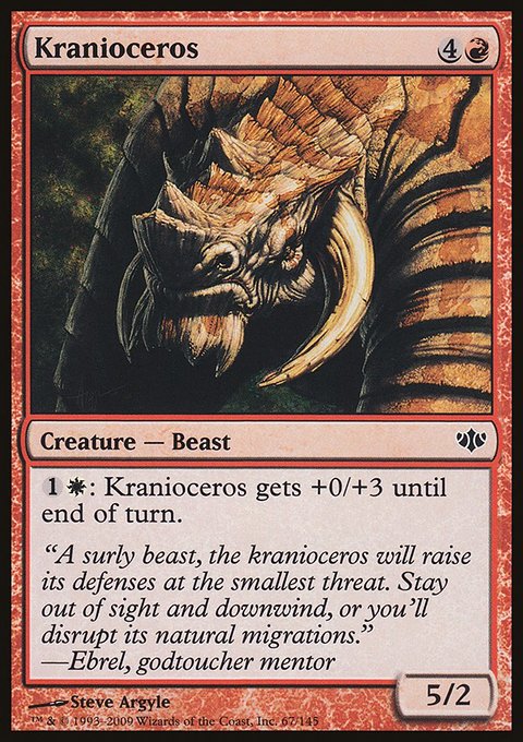 Kranioceros, Conflux #67, Magic: The Gathering card