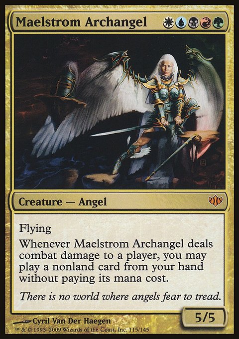 Maelstrom Archangel, Conflux #115, Magic: The Gathering card