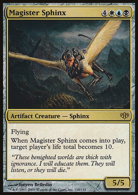Magister Sphinx, Conflux #116, Magic: The Gathering card