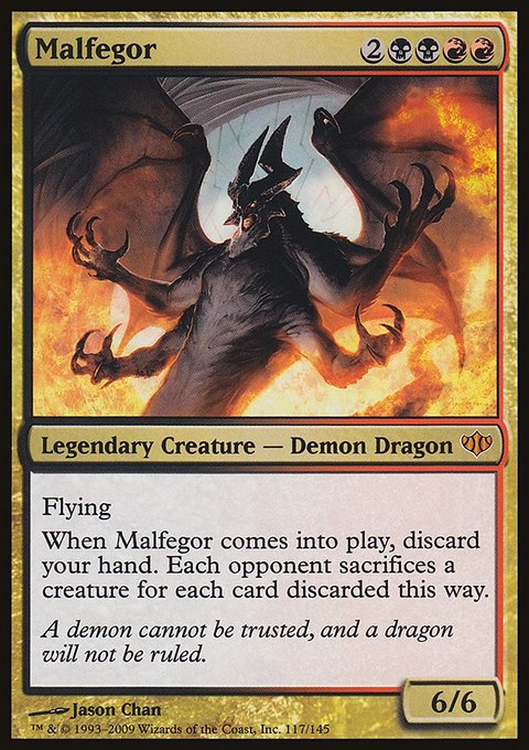 Malfegor, Conflux #117, Magic: The Gathering card