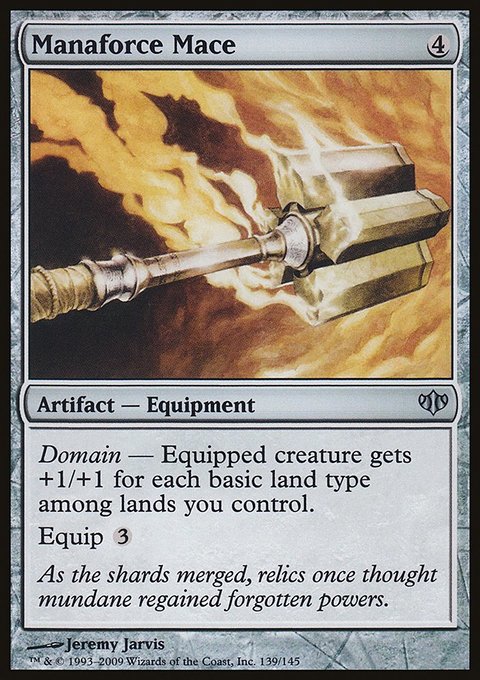 Manaforce Mace, Conflux #139, Magic: The Gathering card