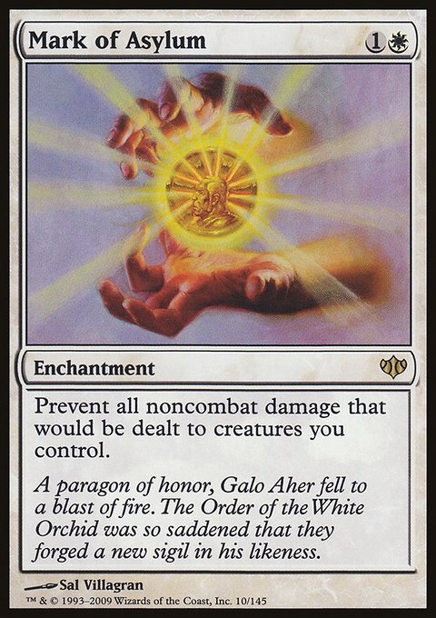 Mark of Asylum, Conflux #10, Magic: The Gathering card