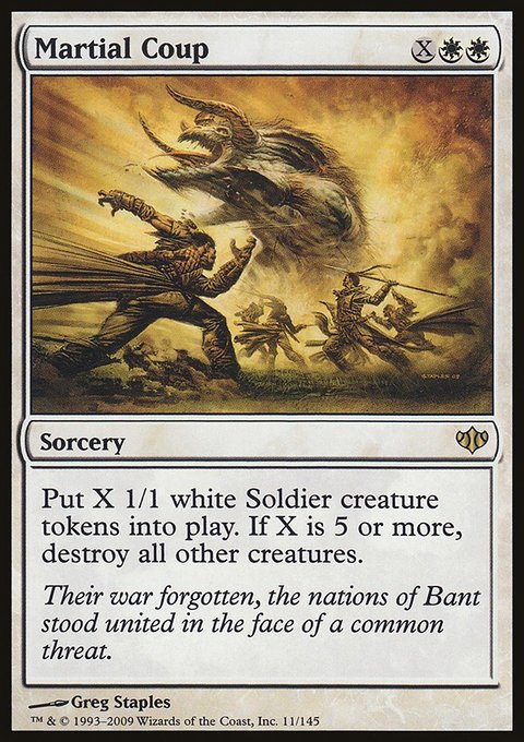 Martial Coup, Conflux #11, Magic: The Gathering card