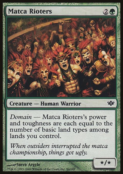 Matca Rioters, Conflux #84, Magic: The Gathering card