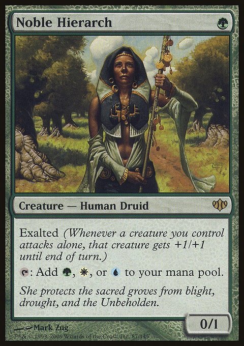 Noble Hierarch, Conflux #87, Magic: The Gathering card