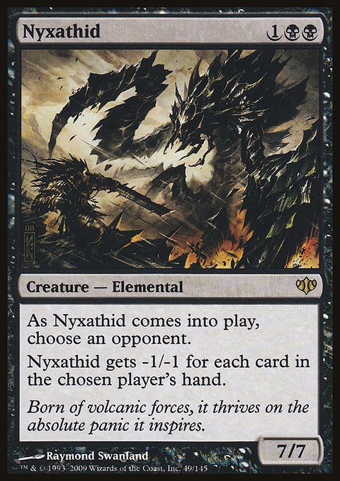 Nyxathid, Conflux #49, Magic: The Gathering card