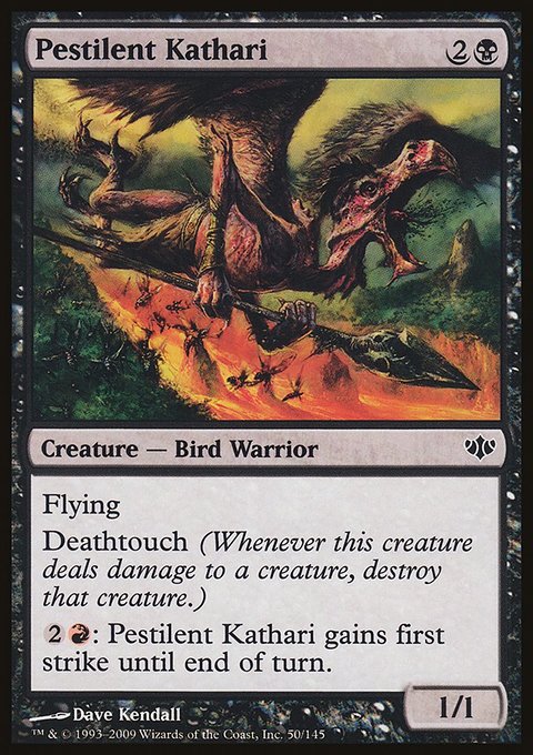 Pestilent Kathari, Conflux #50, Magic: The Gathering card