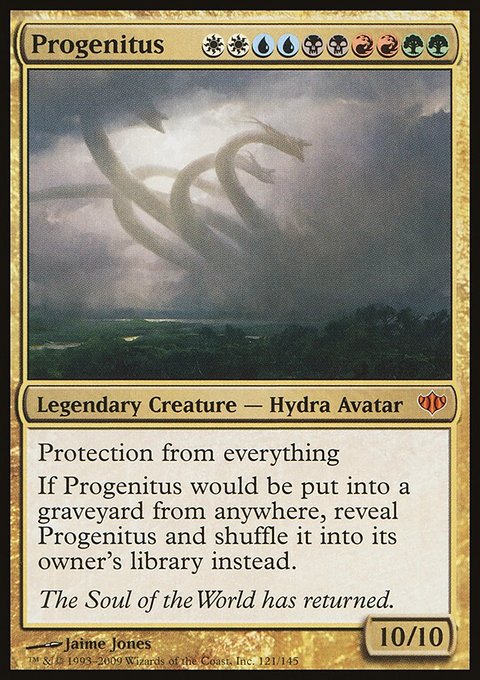Progenitus, Conflux #121, Magic: The Gathering card