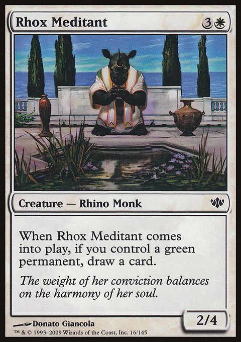 Rhox Meditant, Conflux #16, Magic: The Gathering card