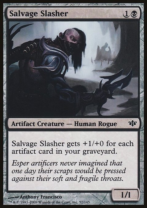 Salvage Slasher, Conflux #52, Magic: The Gathering card