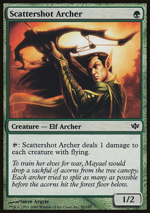 Scattershot Archer, Conflux #90, Magic: The Gathering card
