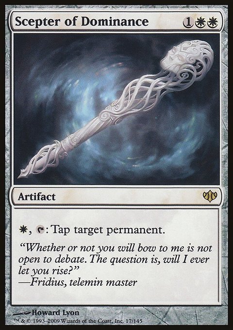Scepter of Dominance, Conflux #17, Magic: The Gathering card