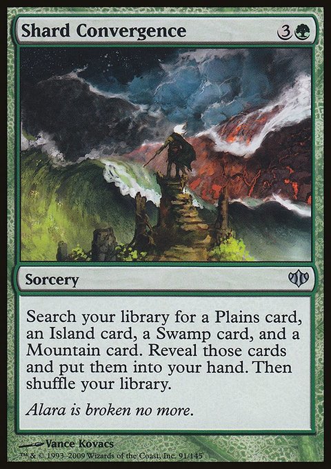 Shard Convergence, Conflux #91, Magic: The Gathering card