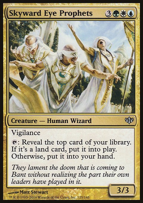 Skyward Eye Prophets, Conflux #125, Magic: The Gathering card