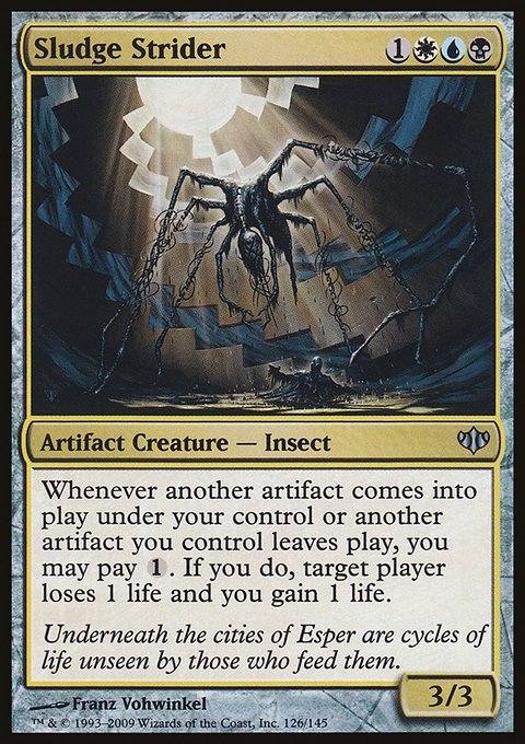 Sludge Strider, Conflux #126, Magic: The Gathering card