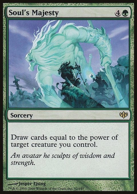 Soul's Majesty, Conflux #92, Magic: The Gathering card