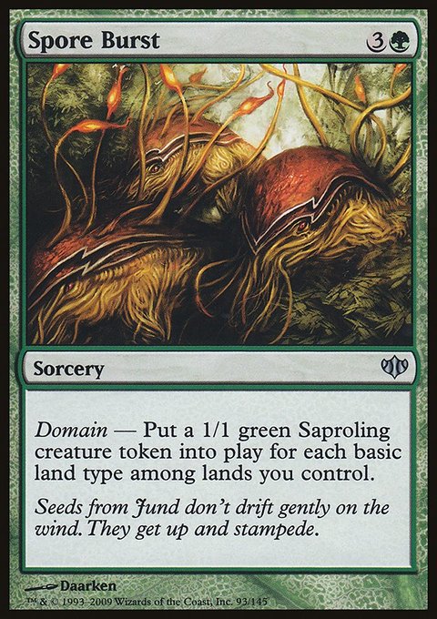 Spore Burst, Conflux #93, Magic: The Gathering card
