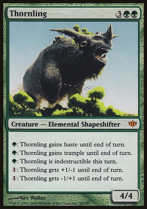 Thornling, Conflux #95, Magic: The Gathering card