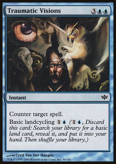 Traumatic Visions, Conflux #36, Magic: The Gathering card