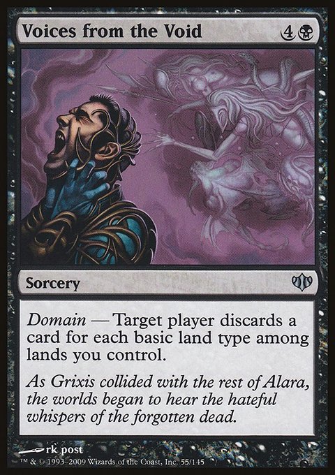 Voices from the Void, Conflux #55, Magic: The Gathering card