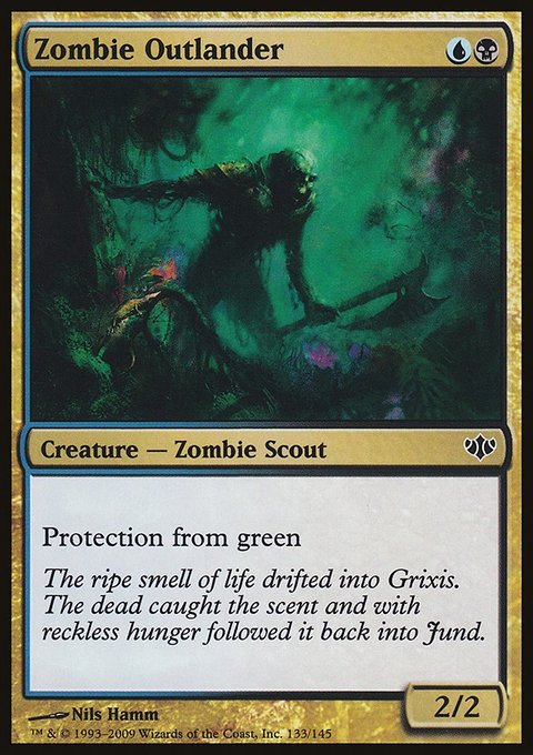 Zombie Outlander, Conflux #133, Magic: The Gathering card