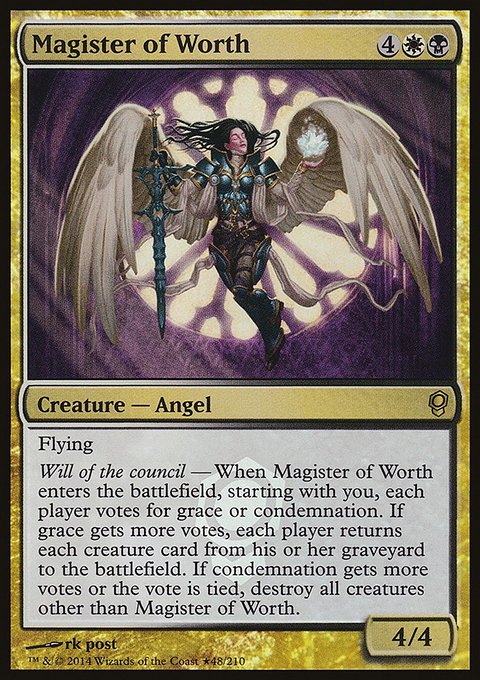 Magister of Worth, Conspiracy Promos #48★, Magic: The Gathering card