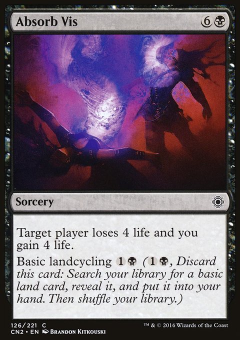 Absorb Vis, Conspiracy: Take the Crown #126, Magic: The Gathering card