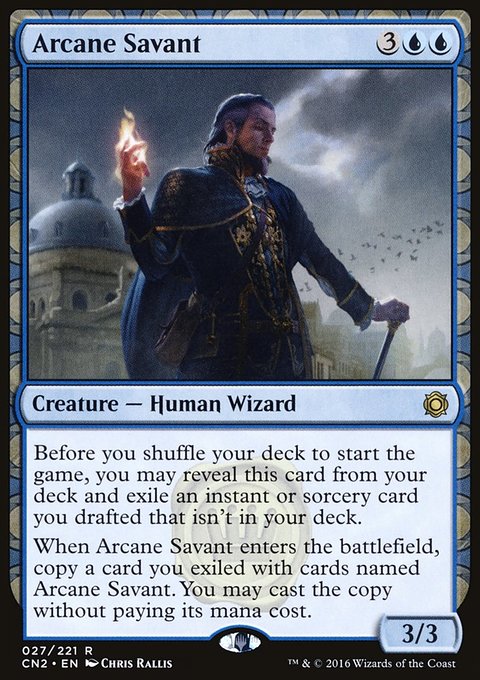 Arcane Savant, Conspiracy: Take the Crown #27, Magic: The Gathering card