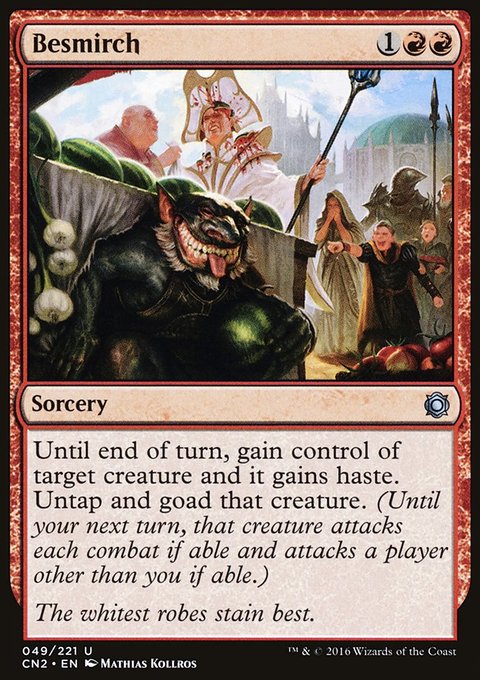 Besmirch, Conspiracy: Take the Crown #49, Magic: The Gathering card