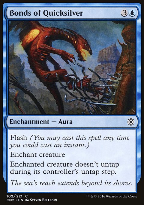 Bonds of Quicksilver, Conspiracy: Take the Crown #102, Magic: The Gathering card