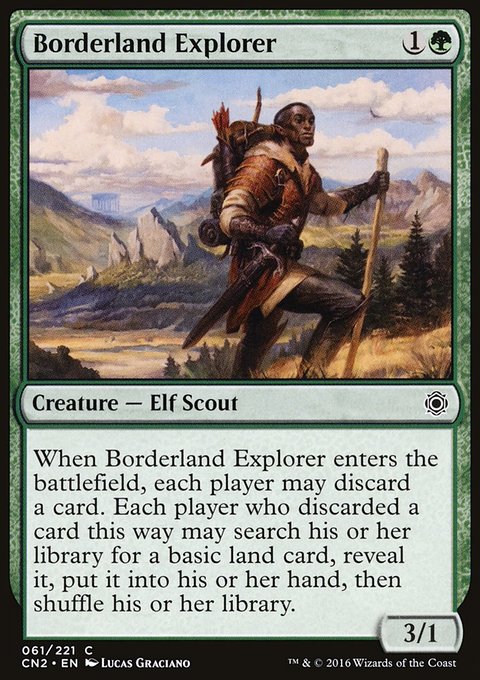 Borderland Explorer, Conspiracy: Take the Crown #61, Magic: The Gathering card