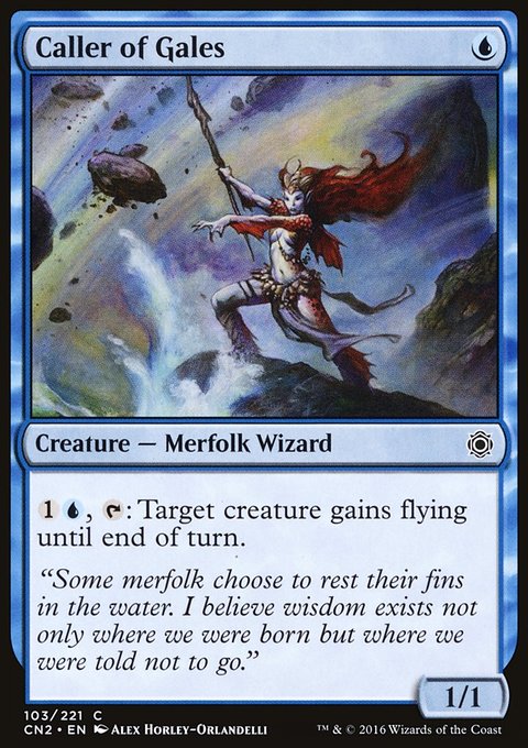 Caller of Gales, Conspiracy: Take the Crown #103, Magic: The Gathering card