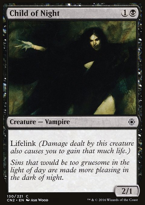 Child of Night, Conspiracy: Take the Crown #130, Magic: The Gathering card