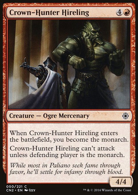 Crown-Hunter Hireling, Conspiracy: Take the Crown #50, Magic: The Gathering card