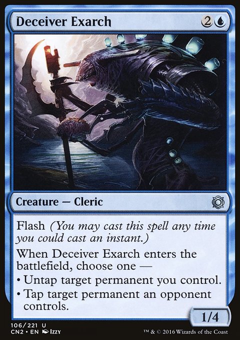 Deceiver Exarch, Conspiracy: Take the Crown #106, Magic: The Gathering card