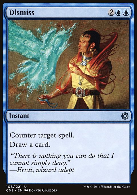 Dismiss, Conspiracy: Take the Crown #108, Magic: The Gathering card