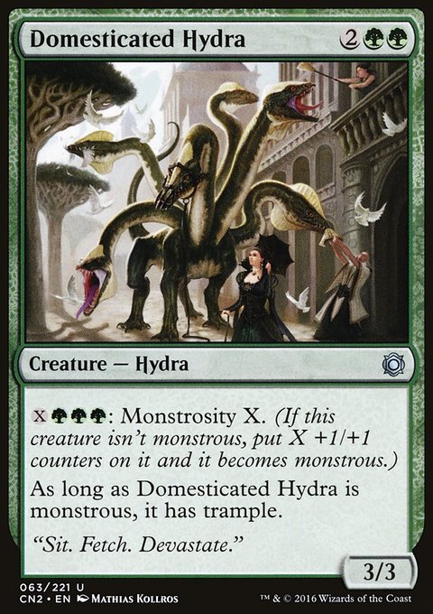 Domesticated Hydra, Conspiracy: Take the Crown #63, Magic: The Gathering card