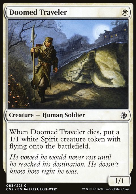 Doomed Traveler, Conspiracy: Take the Crown #83, Magic: The Gathering card
