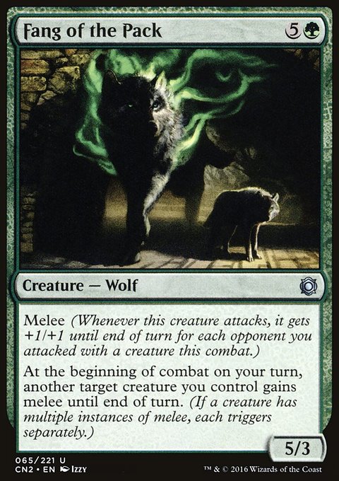 Fang of the Pack, Conspiracy: Take the Crown #65, Magic: The Gathering card