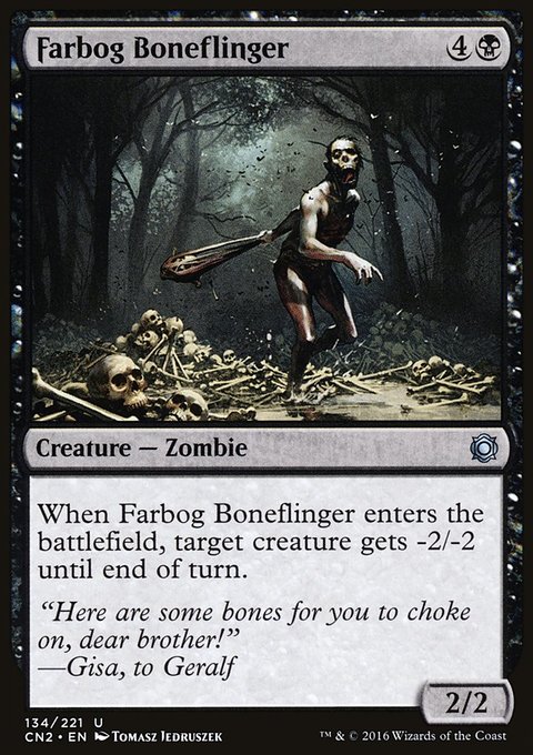 Farbog Boneflinger, Conspiracy: Take the Crown #134, Magic: The Gathering card