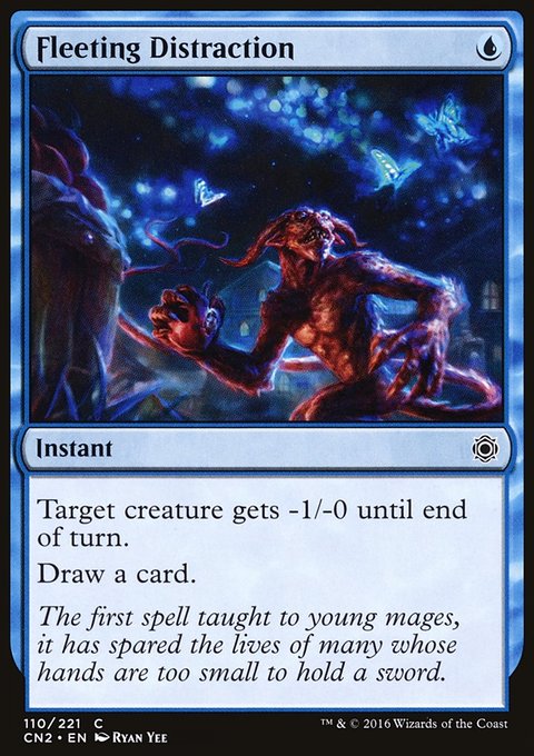 Fleeting Distraction, Conspiracy: Take the Crown #110, Magic: The Gathering card