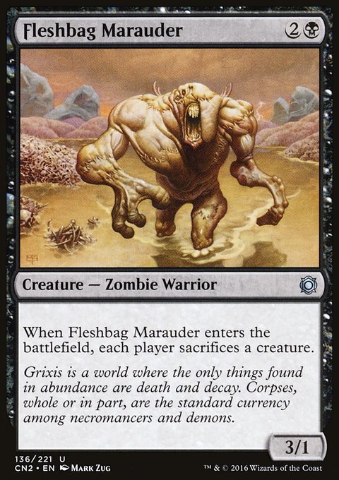 Fleshbag Marauder, Conspiracy: Take the Crown #136, Magic: The Gathering card