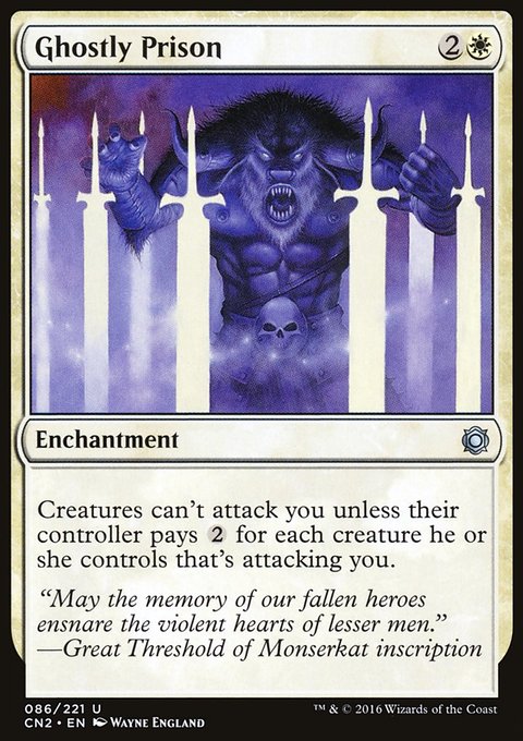 Ghostly Prison, Conspiracy: Take the Crown #86, Magic: The Gathering card