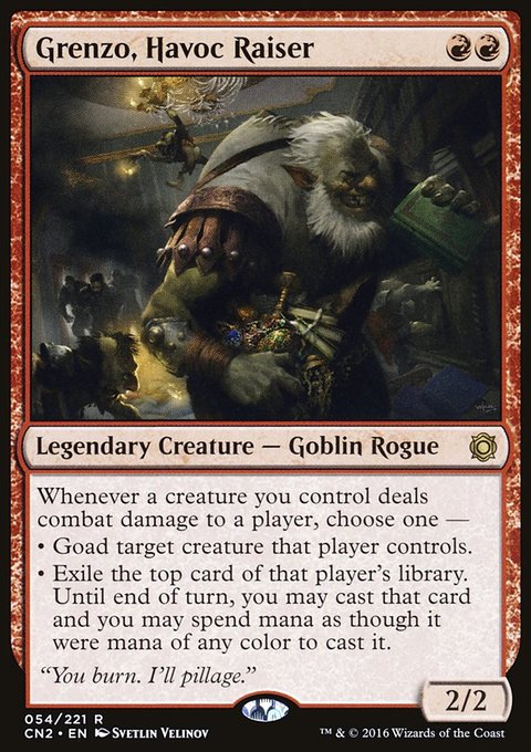 Grenzo, Havoc Raiser, Conspiracy: Take the Crown #54, Magic: The Gathering card