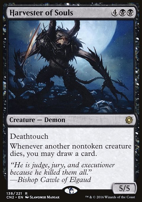 Harvester of Souls, Conspiracy: Take the Crown #138, Magic: The Gathering card